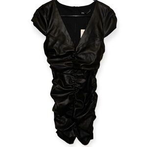 NWT Zara Ruched Dress